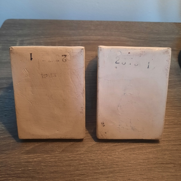 Vintage Capodimonte Italian Floral Porcelain Bookends - Picture 13 of 16